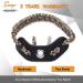 SUNYA Archery Bow Wrist Sling - 550 Paracord Strap with Full Grain Leather Yoke - Expedition Camo - Buy Online on GoSupps.com