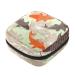 Lotus Flower Carp Sanitary Napkin Storage Bag Portable Period Kit Bag Pad Pouches for Period Menstrual Cup Bag with Zipper Sanitary Pad Pouch for Women Teen Girls Ladies Color 1