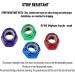 IMPORX 8 Pieces Skateboard Truck Color Nuts and 16 Pieces Skateboard Truck Axle Washers and 8pcs Precision Spacers for Longboards and Skateboard Hardware Kit Green and Blue nuts - Buy Online on GoSupps.com