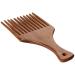 Wooden Afro Pick for Natural Curly Hair - Handcrafted African Design - Men & Women - Buy Online on GoSupps.com