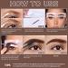 Buy Eyebrow Stamp Stencil Kit - Waterproof Brow Powder 12 Reusable Cards & Brushes | Perfect for Women | Natural Brown #2 - Buy Online on GoSupps.com