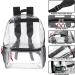 Trail maker Clear Backpack With Reinforced Straps & Front Accessory Pocket - Perfect for School  Security  & Sporting Events Black - Buy Online on GoSupps.com