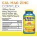 Nature's Life Cal Mag Zinc Complex - 360 Vegetarian Capsules for Bone & Heart Health with 100% Daily Value of Calcium, Magnesium, Zinc & Vitamin D3 - Buy Online on GoSupps.com