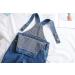 KIDSCOOL SPACE Toddler Ripped Denim Overalls, Blue-2110 | 3-4 Years, Cute Workwear for Baby Boys and Girls - Buy Online on GoSupps.com