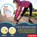 Toe Separators (3 Pairs) - Blue Soft Metatarsal Pads for Overlapping Toes Hammer Toe Bunions & Pain Relief - Buy Online on GoSupps.com