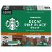 STARBUCKS Pike Place Decaf Roast Medium Roast Ground Coffee K-Cup Pods Box 300 g Decaf Pike Place 75 g (Pack of 4)