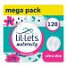 Lil-Lets Breast Pads 120 Individually Wrapped Ultra-Thin Absorbent & Fragrance-Free Comfort & Protection for Nursing Moms Postpartum Maximum Adhesion for Leak & Chafing Nipple Protection Maternity Breast Pads