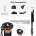 Cayer CF34 Carbon Fiber 71 Video Monopod Kit with Fluid Head and Folding Base - DSLR & Camcorder Telescopic Monopod Set - Buy Online on GoSupps.com