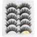 5 Pairs False Eyelashes Natural Fake Eyelashes Fluffy Hand-made Eyelashes Extension (3D301) - Buy Online on GoSupps.com