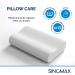 SINOMAX Golden Diamond Contour Memory Foam Neck Pillow - Firm Support for Back & Cervical Relief - 26 x 14 x 4-5 inches (Queen) - Buy Online on GoSupps.com