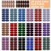 WOKOTO 20 Dark Solid Color Nail Polish Strips Stickers - Self-Adhesive Punk Rock Gel Wraps with Nail File for Women's Nail Art - Buy Online on GoSupps.com