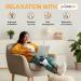 Careella Wireless Knee Massager | Heated Knee Pain Relief & Vibration Therapy | Portable Knee Heating Pad with Red Light for Easy Use - Buy Online on GoSupps.com