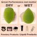 TCPENG Makeup Sponge for Blending Liquid Foundation Cream & Powder - Easy to Clean Super Soft & Non Latex Beauty Blender Concealer Applicator (3 Pack Avocado Green) - Buy Online on GoSupps.com