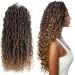 New Goddess Locs Crochet Hair 18 Inch River Locs Hair For Women Prelooped 5 Packs(120 Strands)Pre Looped Faux Boho Hippie Locs Crochet Braids With Curly Hair In Middle and Ends Lightweight Itch Free(5 Packs 18 T1B/27) ...