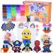 Longruner 10000, 36 Colors Fuse Beads Kit 5mm DIY Art Craft Toys for Kids with 4 Pegboards, 60 30 Pattern Paper| B, 10000pcs