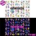 Glow in the Dark Neon Temporary Tattoos: 61 Glitter Styles Dragon, Scorpion, Spider - Waterproof UV Neon Tattoos Stickers for Men and Women - Party Decoration - Buy Online on GoSupps.com