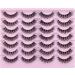 JIMIRE Faux Mink Eyelashes with Clear Band Volume Cat Eye Fake Lashes Natural Look Like Eyelash Extensions 15mm Fluffy Eye Lashes Pack 14 Pairs Classic Cat Eye - Buy Online on GoSupps.com
