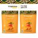 Organic Dried Mango Pack - Healthy Vegan Snacks for Kids & Adults | Tropicaux Reign | Non GMO, No Added Sugar | 3oz x 2 Pack (6oz Total) - Buy Online on GoSupps.com