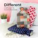 Divchi Portable Hot Water Bottle with Fleece Cover - Natural Rubber Heat Pad for Neck Shoulders Back and Legs - Soft Pink Comfort - Buy Online on GoSupps.com