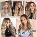 Mabufun Middle Part Curly Synthetic Wig - Ombre Blonde | Heat Resistant Fiber, Natural Look for Daily & Party Wear - Buy Online on GoSupps.com