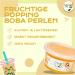 Bubble Tea Express - Fruity Popping Boba Pearls (Peach) 490g | Vegan Gluten-Free Lactose-Free | Delicious Fruit Juice Beads for Bubble Tea - Buy Online on GoSupps.com