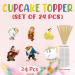 Seyal Bauty & The Beast Cupcake Topper Seyal Bauty & the Beast Cupcake Topper - Buy Online on GoSupps.com