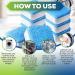 True Fresh Washing Machine Cleaner Tablets - 25 Solid Deep Cleaning Tablets for HE Front Loader & Top Load Machines - Buy Online on GoSupps.com