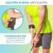 BraceAbility Counterforce Brace for Tennis & Golfer's Elbow Pain - Tendonitis Support Band - Buy Online on GoSupps.com