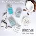 White Tea and Coconut Hotel Soaps & Toiletries Bulk Set | Terra Pure Collection | 1oz Shampoo, Conditioner, Body Wash, Lotion & 1.25oz Bar Soap | 75-Piece Travel Size Kit - Buy Online on GoSupps.com