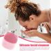 Tuxxjzm Face Wash Scrubber - Penguin Shape Electric Face Scrubber - Waterproof Skin Care Face Brushes Electric Face Brush for Women and Men Pink - Buy Online on GoSupps.com