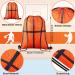 50 Pcs 17 Inch Basketball Drawstring Bags - Bulk Sports Ball Cinch Sack Pack for Kids Gym Party Favors - Buy Online on GoSupps.com