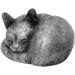 Rainbowbridge At Peace Cat Urn For Ashes - Handcrafted Cat Memorial - Pet Urn Suitable for Indoor & Outdoor Use Pewter