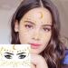 COKTAK 15 Sheets Gold Face Tattoos - Shiny Flash Glitter Eye Stickers for Women, Girls, and Kids - Halloween Face Jewels Moon Gems Dots Butterfly Star Fake Freckle Metallic Temporary Tattoo for Adults - Makeup Party - Buy Online on GoSupps.com