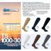 Travelsox Flight Travel Socks OTC | Patented Graduated Compression | X-Large Black - Buy Online on GoSupps.com