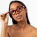 Red Oversize Cat Eye Reading Glasses for Women | Stylish & Comfortable 1.25x Readers for All Face Shapes - Buy Online on GoSupps.com