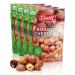 Galil Organic Roasted Chestnuts Pack of 4 - Shelled & Ready to Eat - Gluten Free Vegan Organic Non-GMO Kosher Snacks - Great for Baking Cooking & Turkey Stuffing 3.5oz Bags