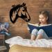 Schlummerlicht24 LED 3D Wood Design Horse Lamp - Perfect Gift for Women Girls & Kids | Personalizable | Ideal for Children's Room - Buy Online on GoSupps.com