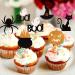 36 Pack Halloween Cupcake Toppers - Witch Hat, Spider, Pumpkin, Ghost, Cat Cupcake Picks - Ideal for Baby Showers, Birthdays, Halloween Parties - Cake Decor Supplies (Pattern 1) - Buy Online on GoSupps.com