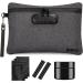 Smell Proof Bag Set with Combination Lock - Odor Proof Case for Travel - Money Safe Organizer - Black - Buy Online on GoSupps.com