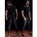 NELEUS Men's Compression Athletic Workout T-Shirt - Black/Grey/Blue - Medium - Buy Online on GoSupps.com