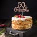 Rose Gold 50 & Fabulous Cake Topper for 50th Birthday Anniversary Party - Happy 50th Birthday Decorations - Buy Online on GoSupps.com