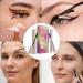 Mascara and Eyeliner Set | 4D Anti-Clump Liquid Ink Primer Thicker Voluminous Lashes for Women and Girls Perfect for Dates and Vacations Cosmetics - Buy Online on GoSupps.com