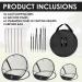 Golf Chipping Net with 3 Targets - Portable Backyard Practice Swing Game and Golfing Accessories in Black - Buy Online on GoSupps.com