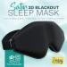 Silk Sleep Eye Mask | 100% Pure Silk Comfortable & Adjustable | Ultimate Sleep Aid for Men & Women - Buy Online on GoSupps.com