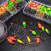 Dr.Fish 200PCs Pompano Rig Making Kit | Surf Fishing Rig Accessories | Saltwater Bottom Rig Parts with Circle Hooks, Beads, Swivels, and Snaps - Buy Online on GoSupps.com