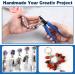 Split Ring and Crimping Jewelry Pliers Set - 2 Pcs Wire Cutter and Key Chain Opening Tool for Beading and Repair (Ring Pliers) - Buy Online on GoSupps.com