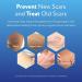 ScarAway Advanced Silicone Scar Sheets - Medical Grade Treatment for Surgical, Burn, Acne & Body Scars - 4 Tan Reusable Strips - Buy Online on GoSupps.com