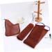 KOMBIUDA 1 Set Bath Towel Back Exfoliator Brush Back Scrubber Towel Bath Washcloth Loofah Strap Brown Nylon - Buy Online on GoSupps.com