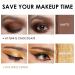 FOCALLURE Shimmer Cream Eyeshadow Stick Set - Long Lasting Waterproof Eye Makeup in Fancy Tabac (2 Pcs) - Buy Online on GoSupps.com