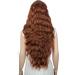 YEESHEDO Long Brown Wig with Bangs - Natural Wave Synthetic Wavy Curly Wig 28 Heat Resistant Fiber - Honey Brown Women's Wig - Buy Online on GoSupps.com